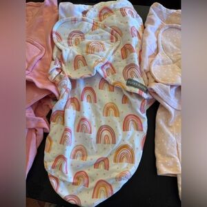 SwaddleMe Peach & Cream Rainbow Swaddle